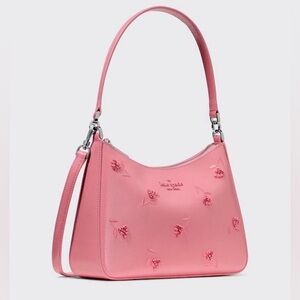 NWT KATE SPADE Margot Floral Leather Shoulder Bag